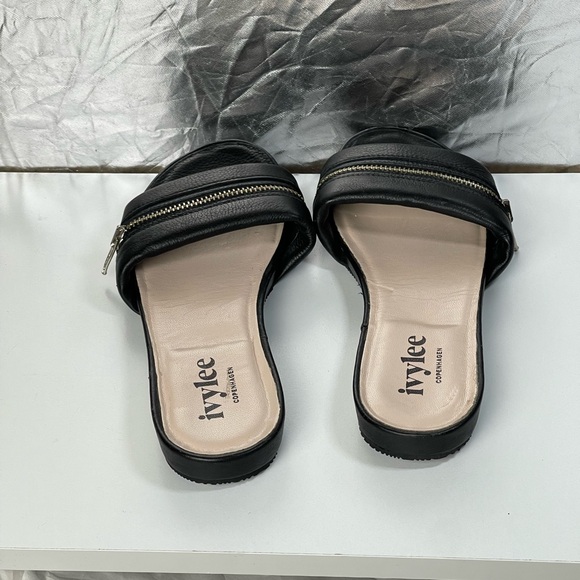 BN Ivy Lee Copenhagen Malone Leather Slides Size 38 - Picture 5 of 11